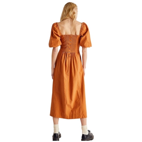 Free People Ain't She A Beaut Midi Dress worn once - Picture 2 of 7